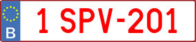 Truck License Plate